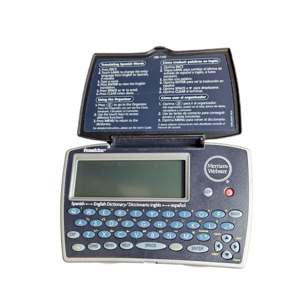 Franklin DBE-1450 Handheld Electronic Spanish-English Dictionary Needs Batteries
